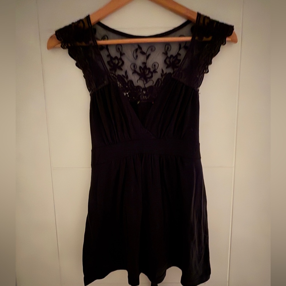 Elegant Black Lace top